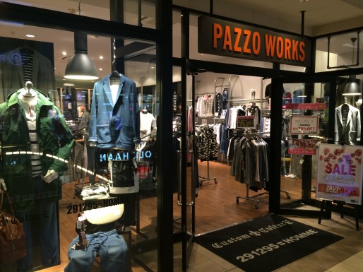 三井アウトレットパーク倉敷　PAZZO WORKS